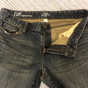 Ann Taylor Loft Original Boot Jeans 12P